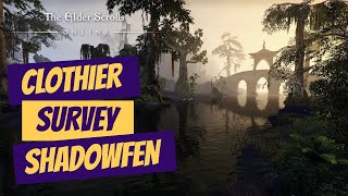 ESO Clothier Survey Shadowfen [upl. by Amik656]