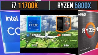 i711700K vs Ryzen 7 5800X [upl. by Oreves174]