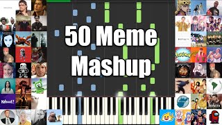 50 Meme Mashup Piano Medley [upl. by Naivaj]