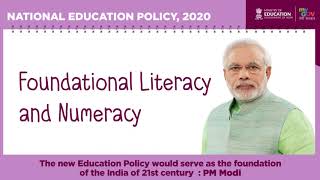 Foundational Literacy and Numeracy NationalEducationPolicy2020 [upl. by Novello99]