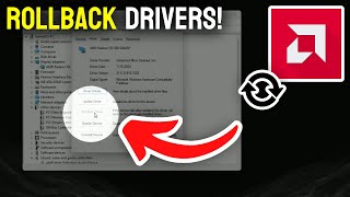 How to RollBack AMD Graphics Driver  Full Guide [upl. by Schonfeld103]