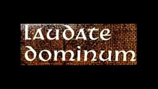 Laudate Dominum Gregorian Chant By The Trappist Monks of the Abbey of Gethsemani Kentucky 1951 [upl. by Okikuy]