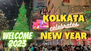 Welcome 2023  New year celebration in Kolkata  Year end festival in Kolkata  Happy new year [upl. by Iadam]