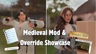 Sims 4  BEST Medieval Mods amp Overrides Showcase with Links  2023 [upl. by Ahsinotna]