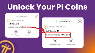 how to unlock pi coins  how to move pi coins to available balance  how to unlock locked pi coin [upl. by Callan388]