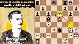 A Crazy Checkmate Combination  Charousek vs Englander 1894 [upl. by Tichon]