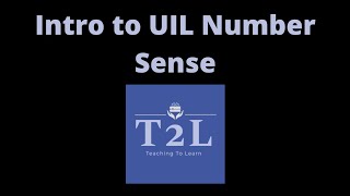 UIL NUMBER SENSE An introduction to the coolest mental math competition [upl. by Chamberlain518]