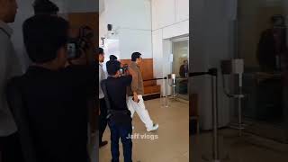 Mammootty new latest video at Cochin Airport trendingshorts mammootty mammookka [upl. by Neelloj]