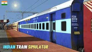 KCVLKRBA SUPERFAST EXPRESS JOURNEY IN TRAIN SIMULATOR 2024  WAP 4 in ACTION  RAILWORKS [upl. by Liborio291]