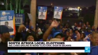 South Africa local elections ANC loses ground in worst electoral show in decades [upl. by Madison]