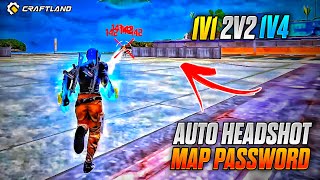 1V11V2 1V4 NO BODY ONLY AUTO HEADSHOT MAP CODE  NEW PASSWORD  AUTO HEADSHOT HACK MAP 🤯 RUSHKEY [upl. by Sorkin893]