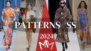 Fashion Patterns and Prints Trends for Spring Summer 2024 [upl. by Shanta]