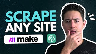 How to Scrape Any Website in Makecom [upl. by Rabma]