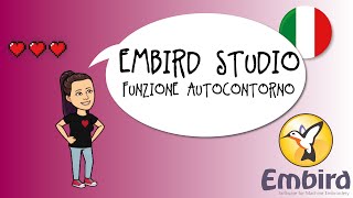 Embird in italiano funzione AUTOCONTORNO [upl. by Onileba207]