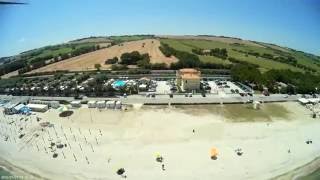 Senigallia Marzocca spiaggia Camping Blu [upl. by Tulley231]