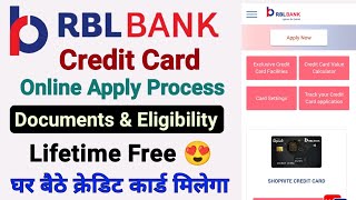 rbl bank credit card apply online  how to apply for RBL Bank credit card online 2023  rbl bank [upl. by Akino]