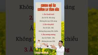 Khung giờ ăn không lo tăng cân duocsitung songkhoe [upl. by Beilul]