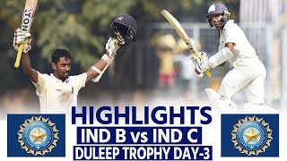 DULEEP TROPHY Day 3 Highlights India A vs India D  Ind C vs Ind B  Tilak Verma [upl. by Marilou]