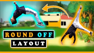 Round off layout backflip कैसे करें। full tutorial step by step [upl. by Wills595]