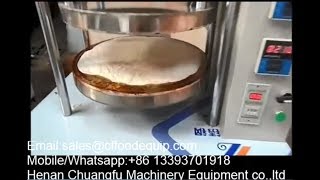 Germany electric restaurant roti canai tortilla press maker making machine [upl. by Zulema]