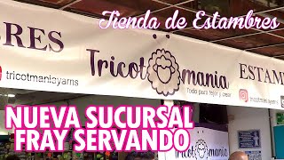 VISITA a NUEVA TIENDA de ESTAMBRES TRICOTMANIA [upl. by Sergu30]