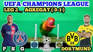 PSG VS DORTMUND 01  UEFA CHAMPIONS LEAGUE  SEMI FINAL LEG 2  PREDICTIONS RATU [upl. by Soloma]