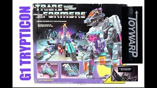 G1 trypticon Vintage Toy Review [upl. by Anayit]