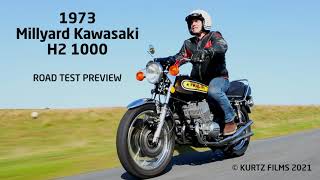 Allen Millyard 1000 Kawasaki H2 four cylinder two stroke Road test short [upl. by Hsiekal512]