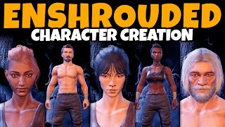 Enshrouded Character Creation Male amp Female Full Customization All Options More [upl. by Attenod366]