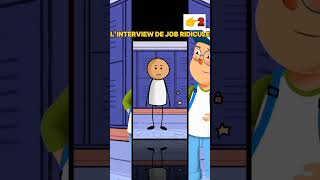 Interview De JOB Ridicule 🎺motivationshorts positivitetoxique humour comedy comedyvideo [upl. by Cocks]