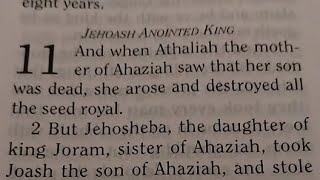 2kINGS Ch11 JEHOASH ANOITED KING📖Bible Study B4🛌 join us Day31 FaithStructure [upl. by White]