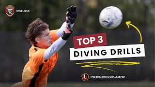 Top 3 MustKnow Goalkeeper Diving Drills amp Tips for GameChanging Saves [upl. by Lesh]