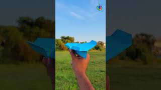 Flying Big Nose paper Glider Paper airplane that flies well [upl. by Narra]