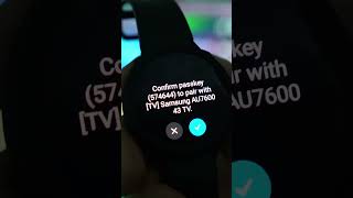 Control TV with Galaxy Watch 🎮🕹️😮 galaxywatch [upl. by Nerraj]