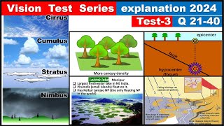 Vision Test Series explanation Test3 Q2140 [upl. by Arta211]