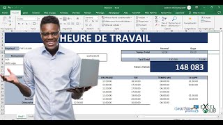 Excel2024 Calculer les heures de travail et heures supplémentaires des employés [upl. by Towers]