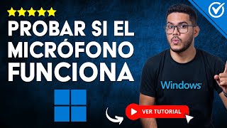 Cómo PROBAR si el MICRÓFONO de mi PC Funciona en Windows 10  🎤 Tutorial Fácil y Rápido 🎤 [upl. by Ludba]