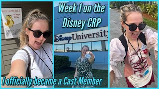 A week in my life on the Disney CRP I officially became a cast member [upl. by Kreiker403]