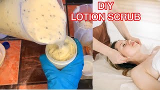 DIY Face amp Body Lotion Scrub [upl. by Sinnelg]