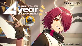 Arknights 4th Anniversary  Official PV [upl. by Amelus]