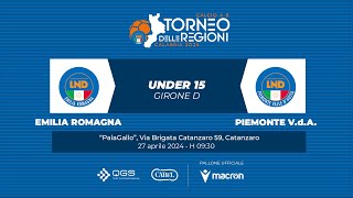 TDR Calcio a 5  Emilia RomagnaPiemonte VdA Giovanissimi [upl. by Eniloj150]