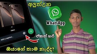 Whatsapp New Update 2024 Sinhala  Whatsapp Mention Status Sinhala  Kavintha Technic [upl. by Stubbs]