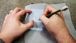 How to Trace Artwork On to Leather From Your Phone [upl. by Nnauol]