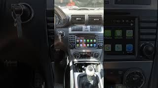 Car 7” Android System Navigation In Mercedes [upl. by Nhaj]