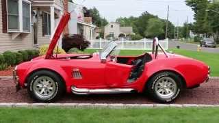 1965 Factory 5 Cobra For Sale3025 SpeedSide PipesONLY 7000 Miles on the Build [upl. by Aicnorev152]