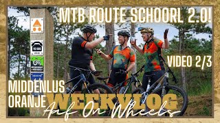 MTB ROUTE SCHOORL 20  🟠 ORANJE  MIDDEN LUS  10 KM MOUNTAINBIKE TRAIL・VLOG 152  Aaf on Wheels © [upl. by Elaweda]