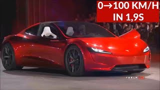 Tesla Roadster 2 →→ 0100 in 19s  eLKW [upl. by Anala]