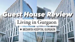 Guest house near Medanta Hospital Gurgaon Medical Room Review [upl. by Ateloiv]