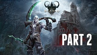 Diablo 3 Necromancer Campaign Walkthrough Part 2  New Class Abilities PS4 Pro Gameplay [upl. by Bartolome525]