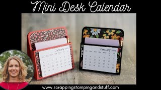 Day 3 of 12 Days of DIY Gift Ideas Mini Desk Calendar [upl. by Sadoff477]